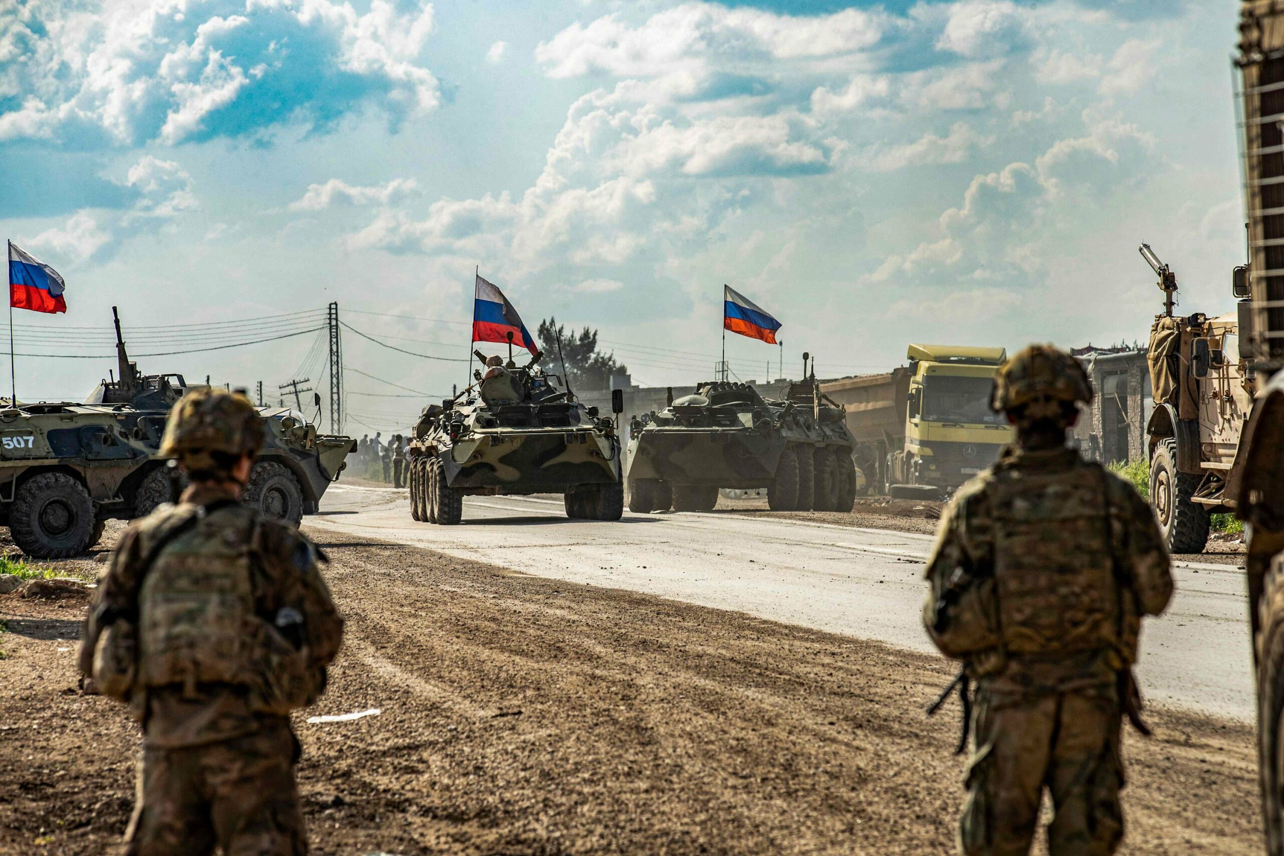 Russian troops in Syria.