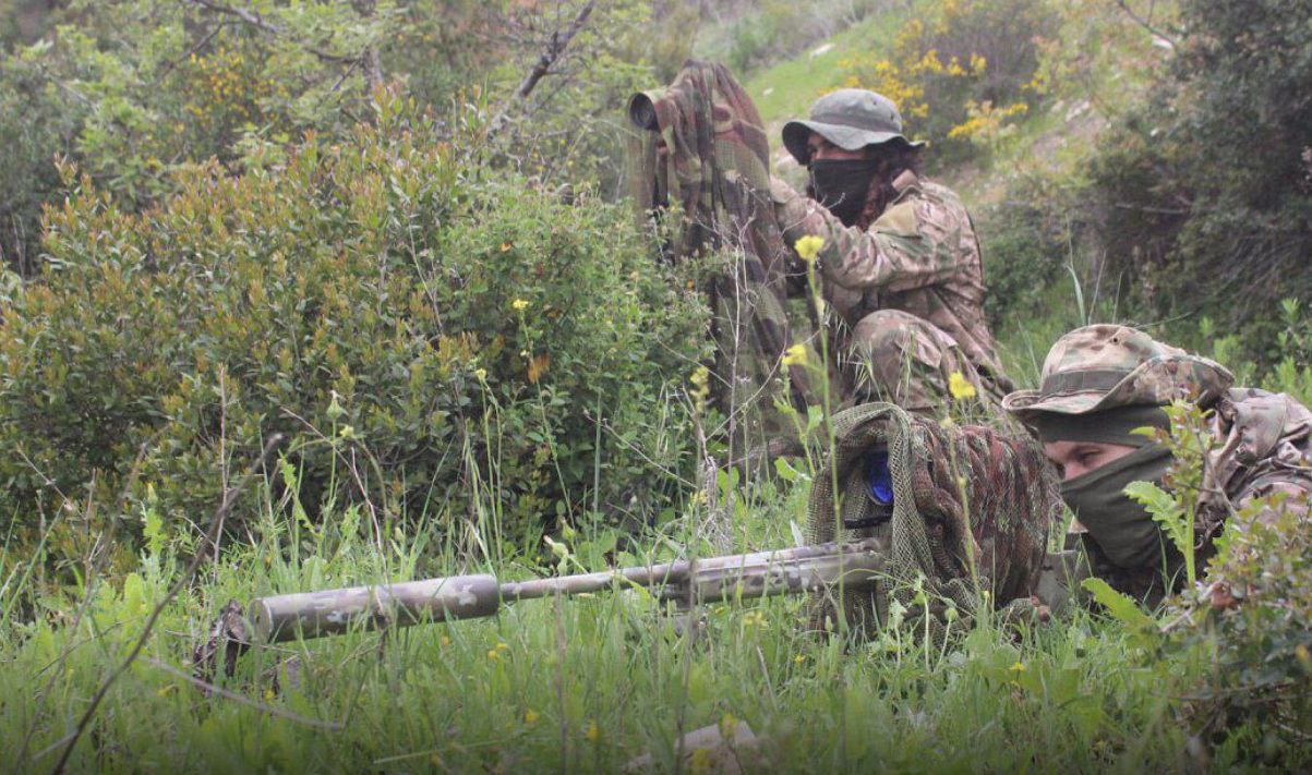 FMOR snipers on the front-lines.