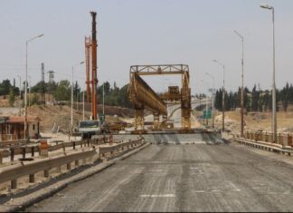 Civil Defense Advances Restoration of Al-Rastan Bridge