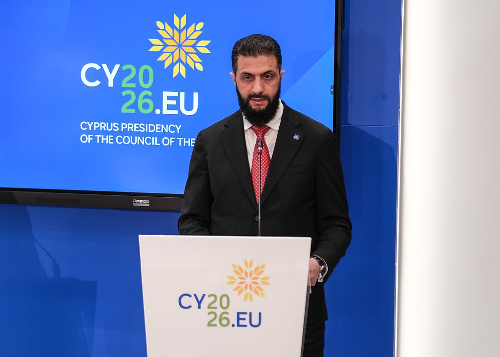 Syria’s President Sharaa Joins EU Summit in Cyprus