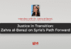 Justice in Transition: Zahra al-Barazi on Syria’s Path Forward