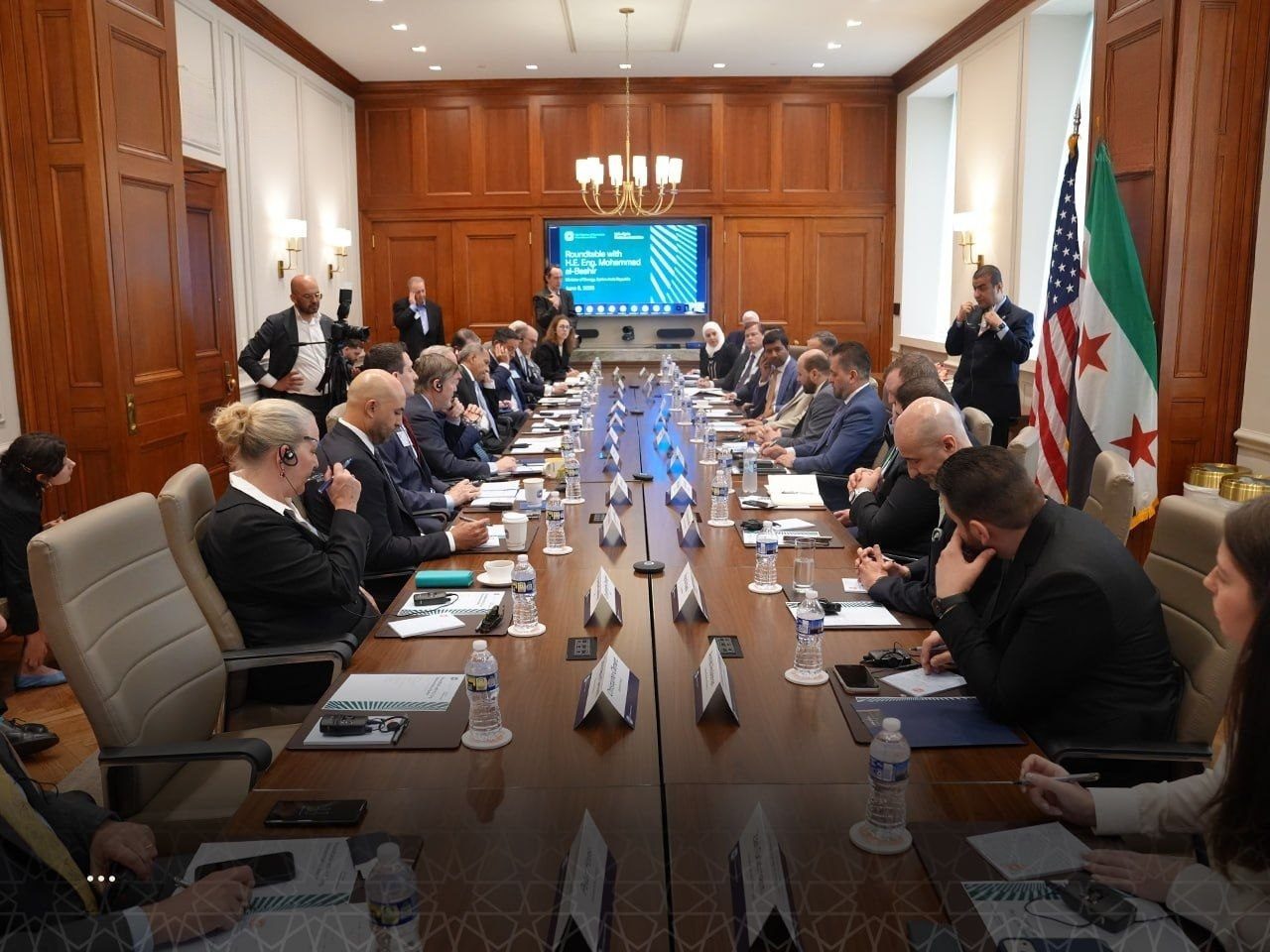 Syrian Energy Delegation in Washington Courting US